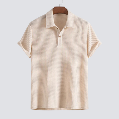 Kenzaclub™ - Polo en Maille Nid d'Abeille