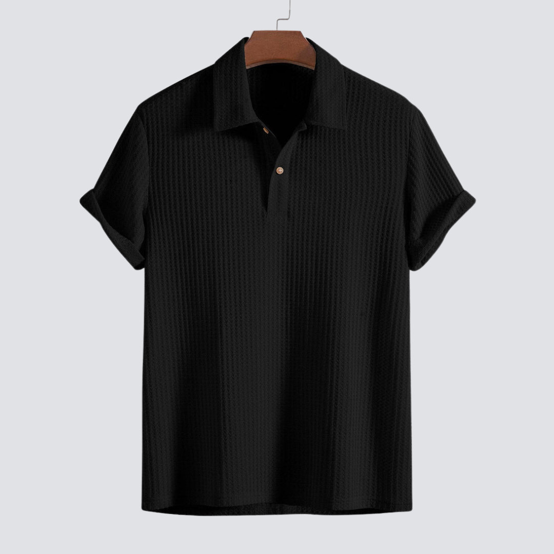 Kenzaclub™ - Polo en Maille Nid d'Abeille