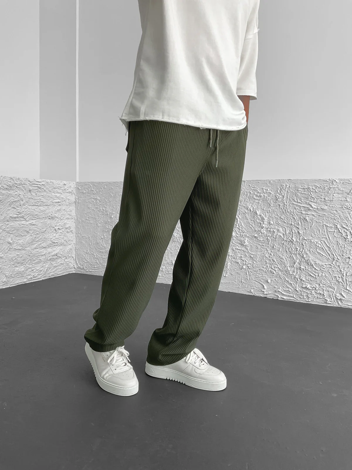Kenzaclub™ | Pantalon Élégance Côtelée
