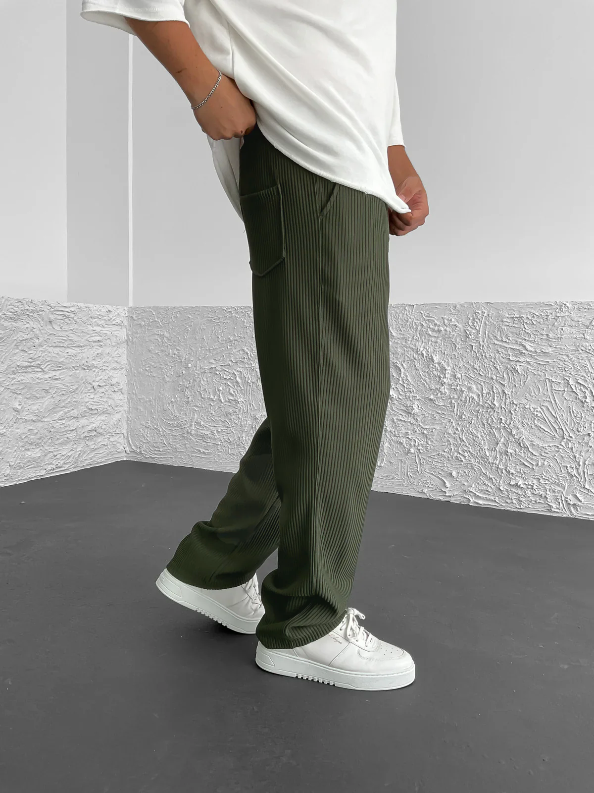 Kenzaclub™ | Pantalon Élégance Côtelée