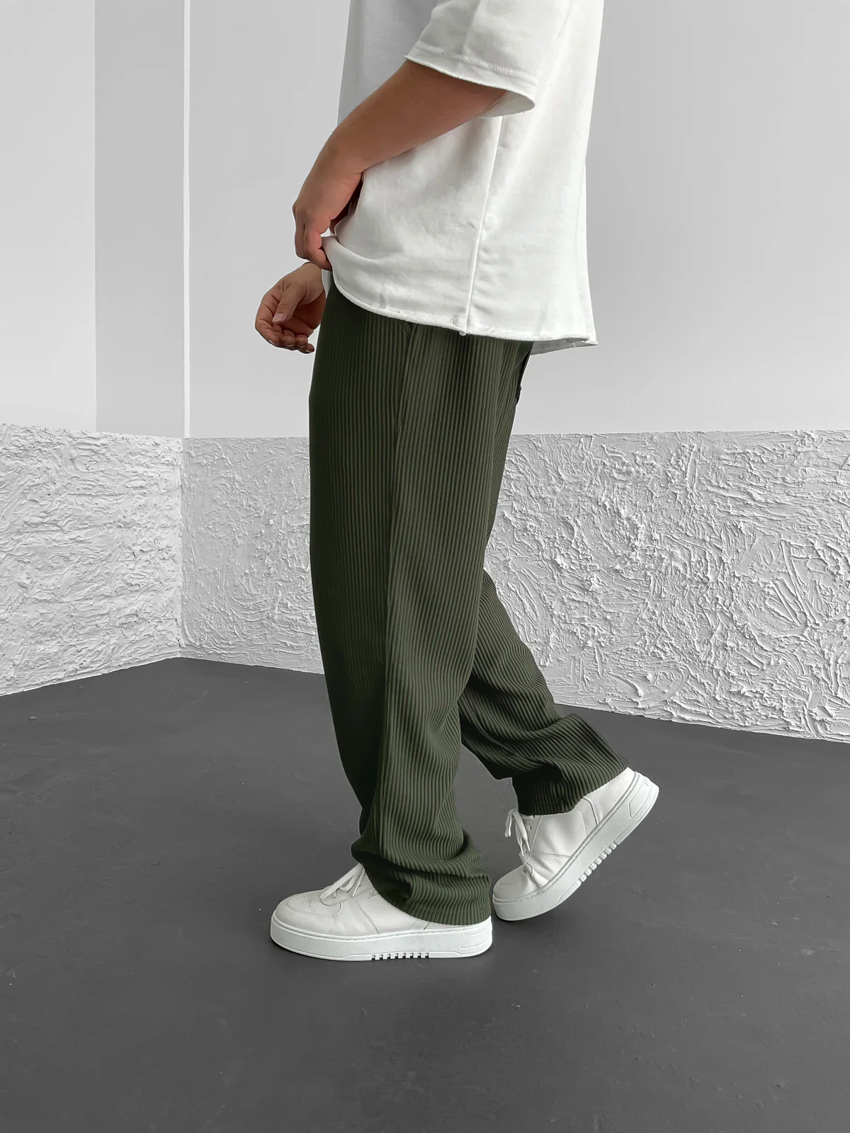 Kenzaclub™ | Pantalon Élégance Côtelée