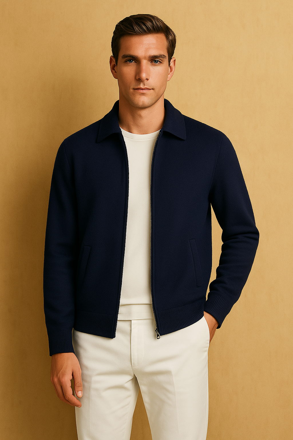 Kenzaclub™ | Élégance Cachemire – Veste d'été