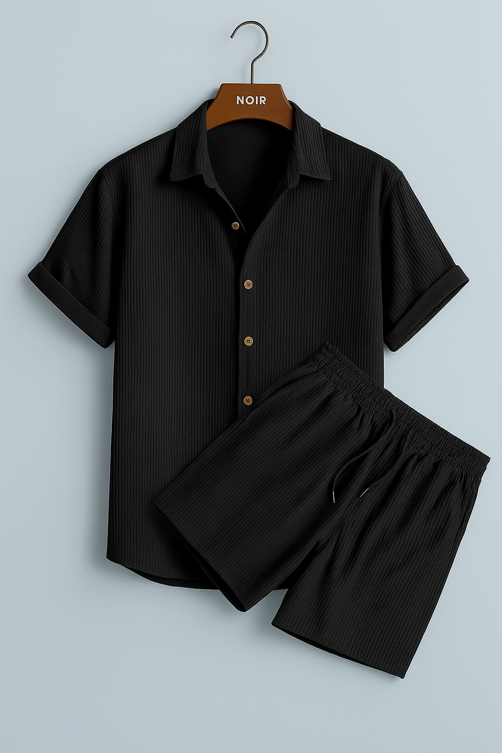 Kenzaclub™ | Set d'Été Côtelé Élégant