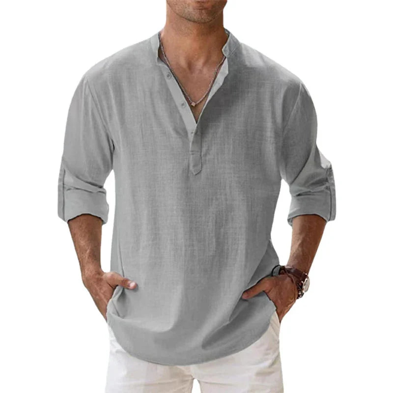 Kenzaclub™ – Chemise en lin légère