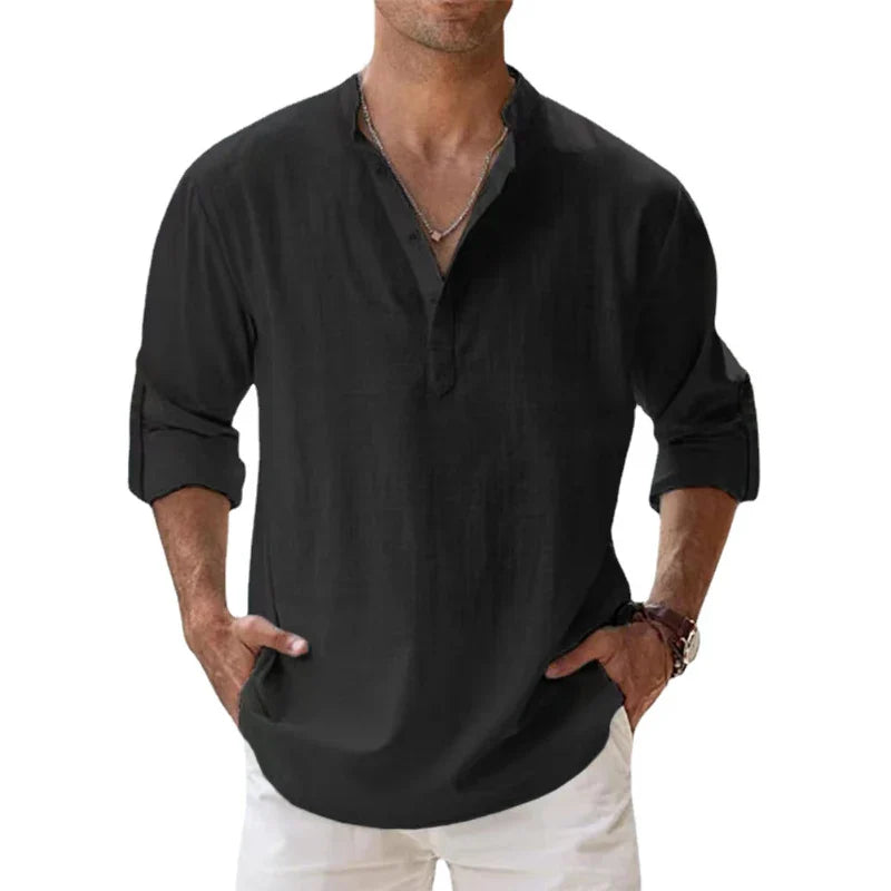 Kenzaclub™ – Chemise en lin légère