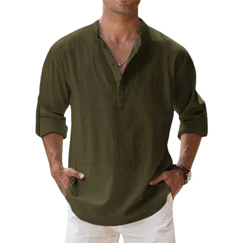 Kenzaclub™ – Chemise en lin légère
