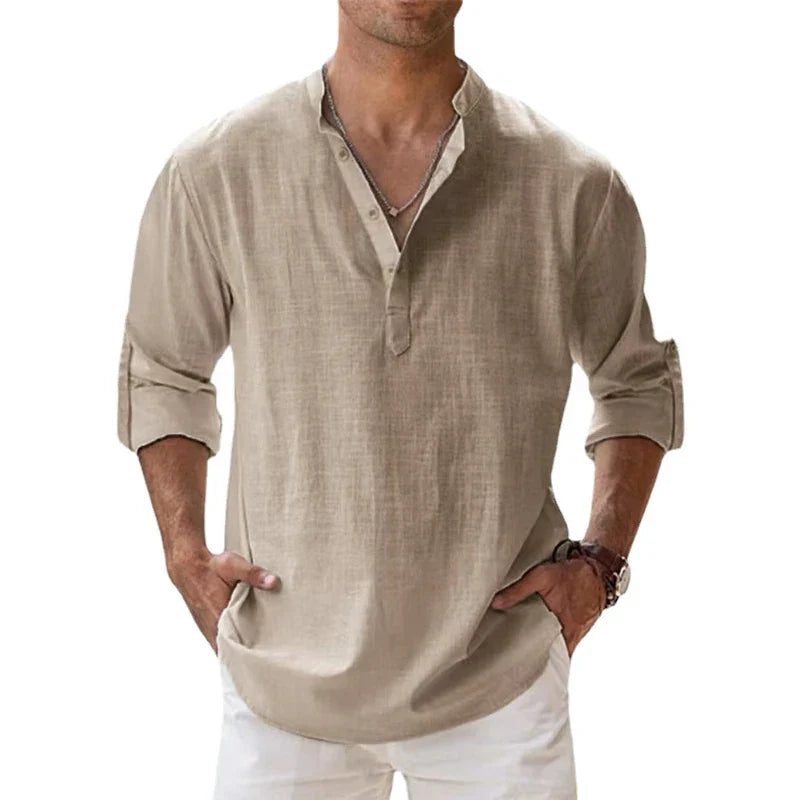 Kenzaclub™ – Chemise en lin légère