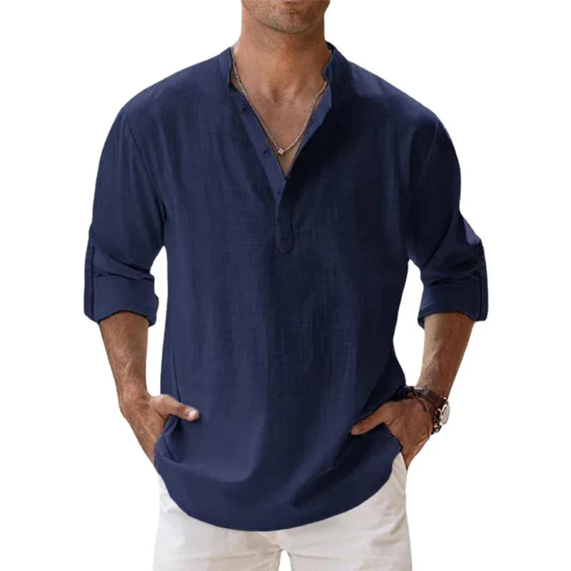 Kenzaclub™ – Chemise en lin légère
