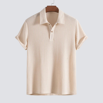 Kenzaclub™ - Polo en Maille Nid d'Abeille
