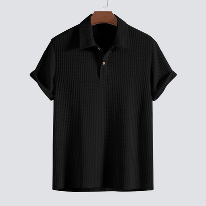 Kenzaclub™ - Polo en Maille Nid d'Abeille