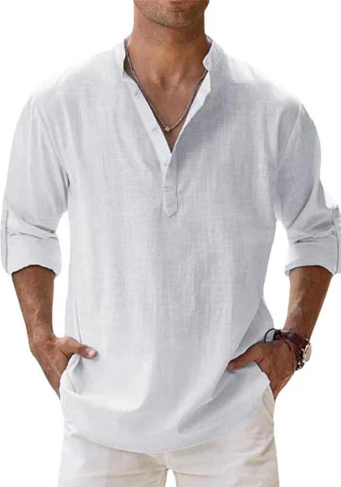 Kenzaclub™ – Chemise en lin légère