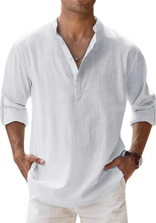 Kenzaclub™ – Chemise en lin légère