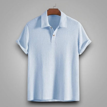 Kenzaclub™ - Polo en Maille Nid d'Abeille