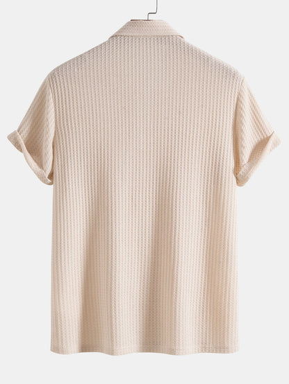 Kenzaclub™ - Polo en Maille Nid d'Abeille